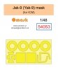 Omask 54053 Jak-9 (Yak-9) mask (for ICM) 1/48
